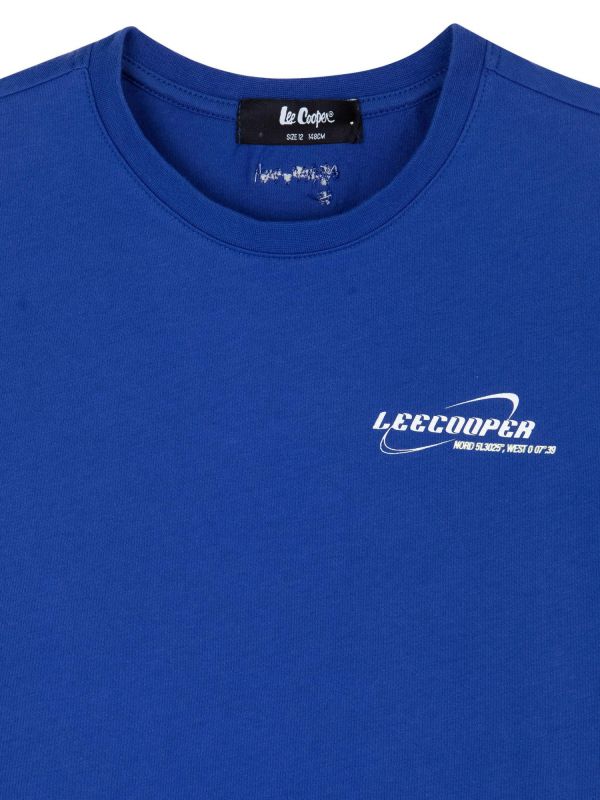 טי שירט עם הדפס דיגיטלי דו צדדי לילדים