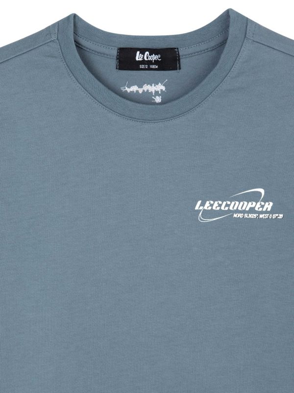 טי שירט עם הדפס דיגיטלי דו צדדי לילדים