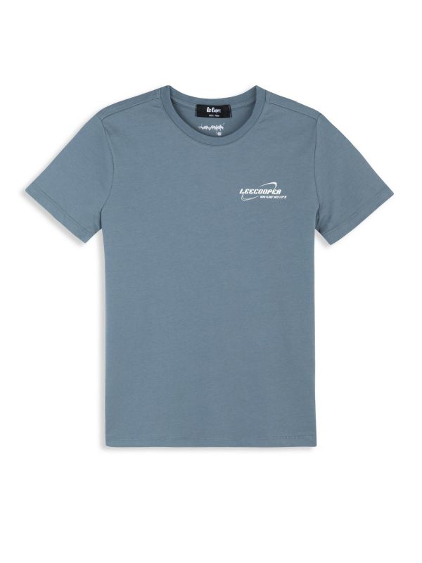 טי שירט עם הדפס דיגיטלי דו צדדי לילדים