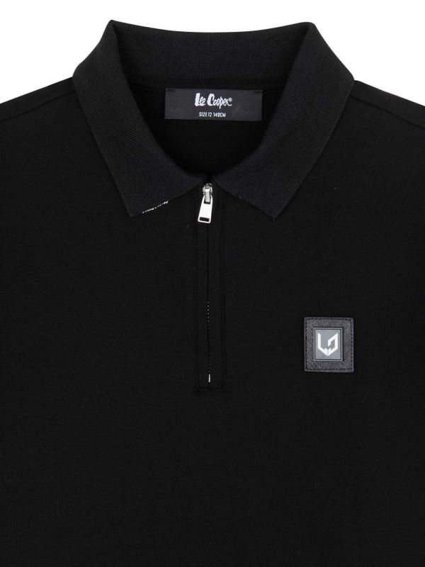 חולצת פולו עם רוכסן לילדים