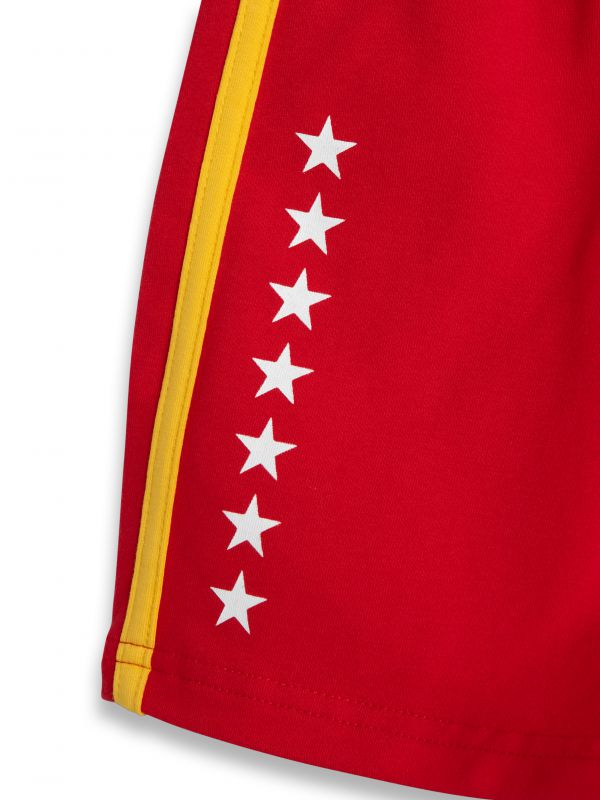 מכנסי ספורט קצרים דוגמת כוכבים לילדות