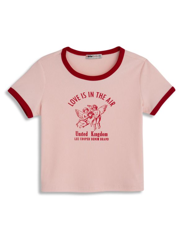 חולצת ריב עם הדפס לילדות