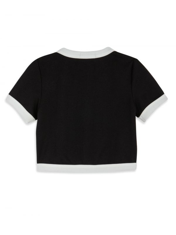 עליונית קצרה בשני גוונים לילדות