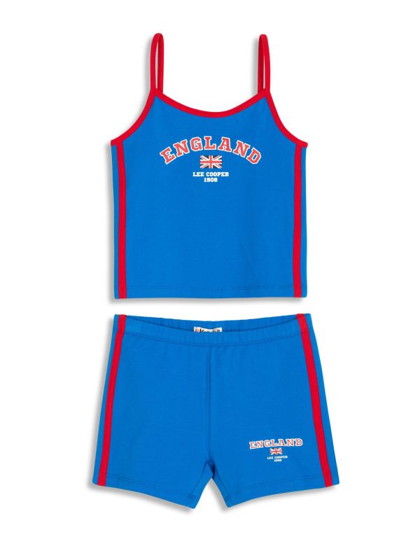 גופיית ספגטי ספורטיבית ENGLAND לילדות