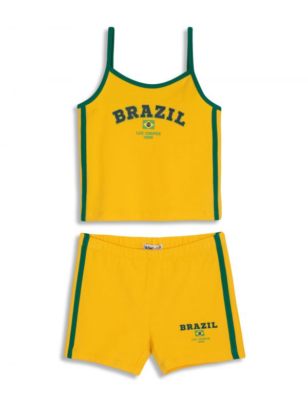 גופיית ספגטי ספורטיבית ENGLAND לילדות