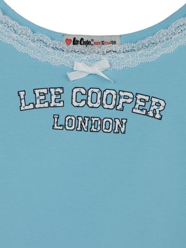 גופיית ספגטי עם לוגו לילדות