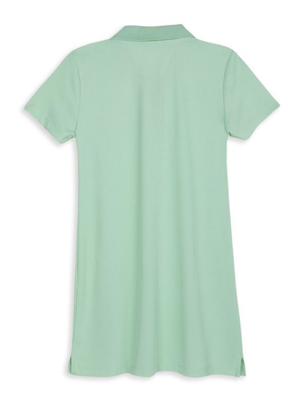 שמלת פולו קצרה לילדות מבד ריב