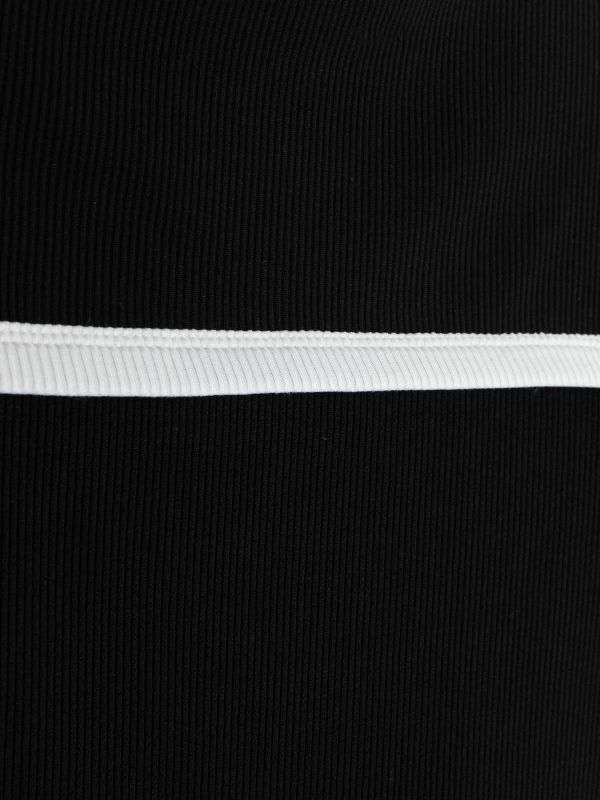 שמלת כתפיות קצרה מבד ריב לילדות