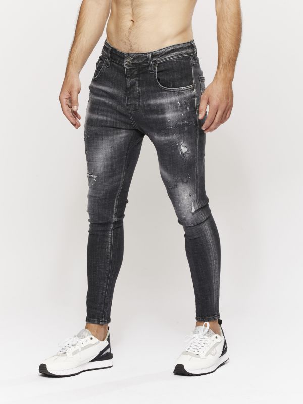 ג’ינס COLIN אפור עם קרעים לגברים