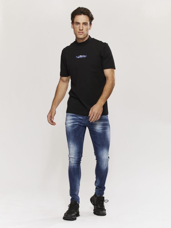 ג’ינס סלים MARTIN כחול- לבן לגברים