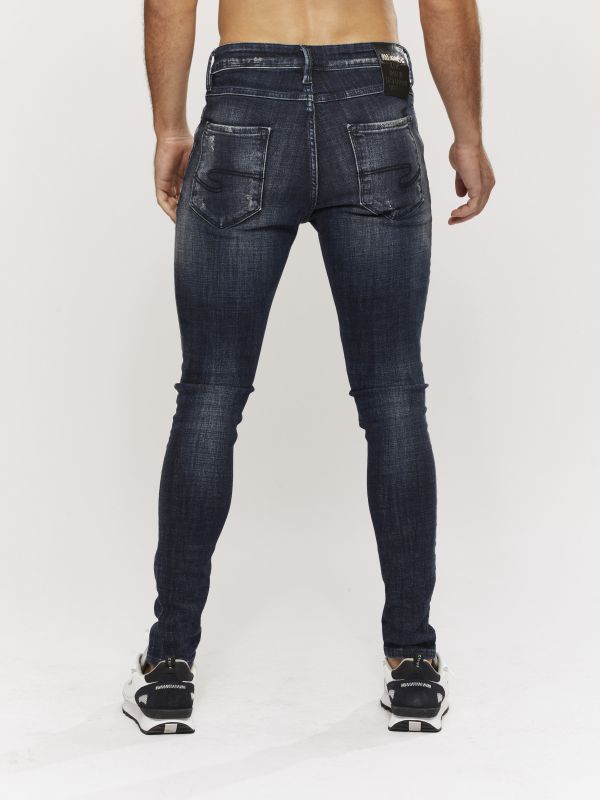 ג’ינס סלים MARTIN כחול- לבן לגברים