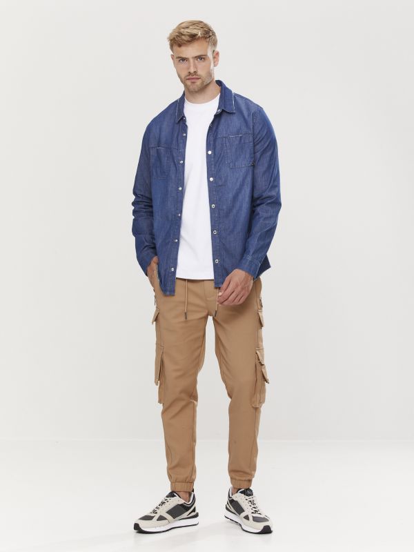 מכנסי CARGO לגברים עם שרוך