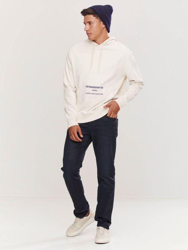 סווטשירט קנגורו עם קפוצ’ון לגברים