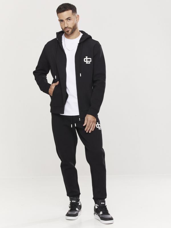 סווטשירט עם קפוצ’ון ורוכסן לגברים