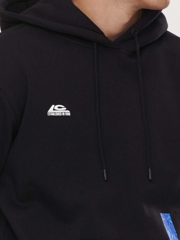 סווטשירט פליז עם קפוצ’ון לגברים