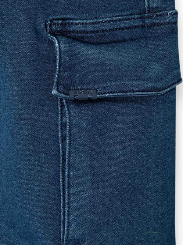 מכנסי CARGO גינס אפרפר לילדים