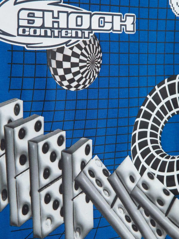 טי שירט רגלן עם הדפס דו צדדי לילדים