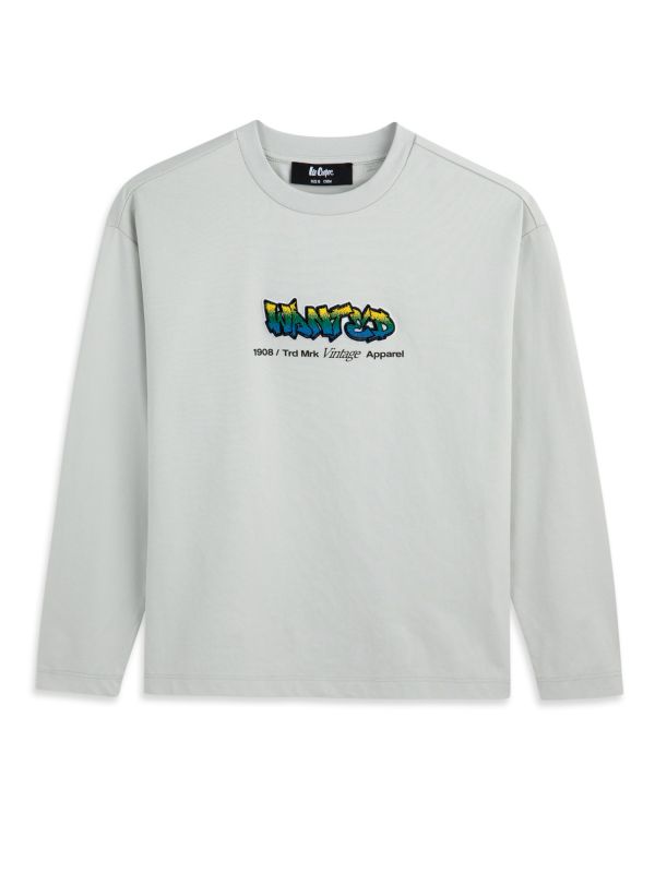 טי שירט אוברסייז עם הדפס לילדים