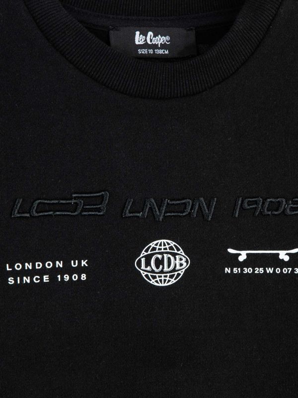 סווטשירט עם הדפס דו צדדי לילדים