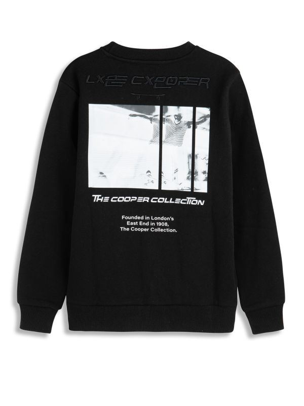 סווטשירט עם הדפס דו צדדי לילדים