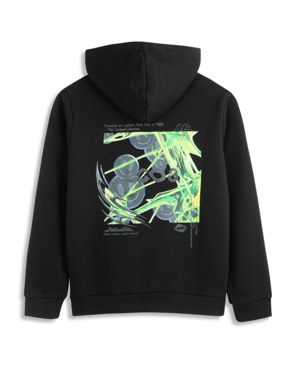 סווטשירט קוצ’ון עם הדפס דו צדדי לילדים