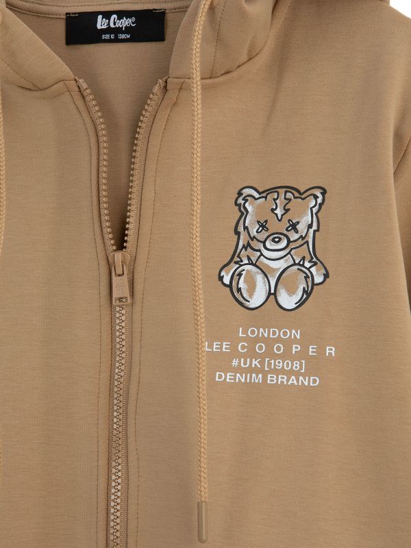 סווטשירט קלאסי עם רוכסן לילדים