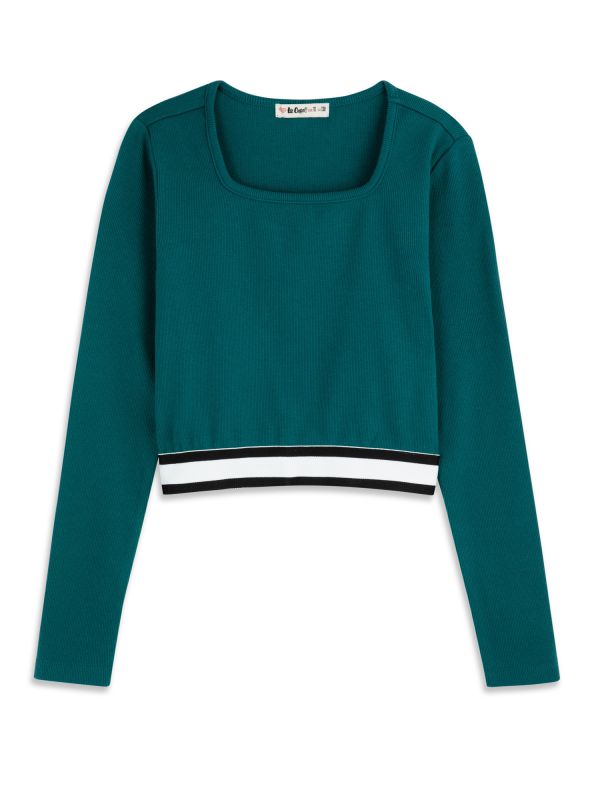 טופ לילדות עם מפתח מרובע