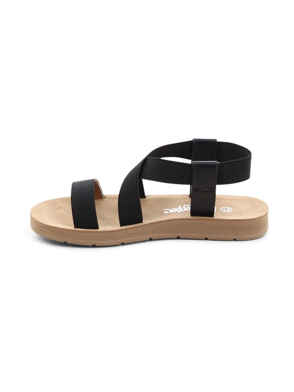 סנדלי רצועות אלסטיות לילדות