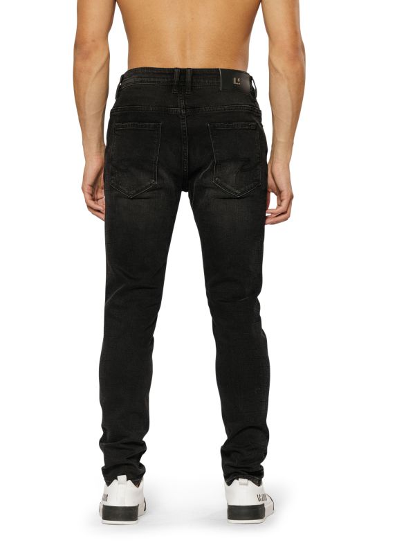 ג’ינס MARTIN שחור משופשף לגברים