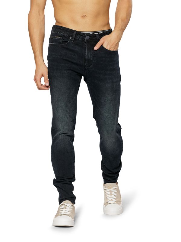 מכנסי ג’ינס SLIM MARTIN שחור-כחול לגברים