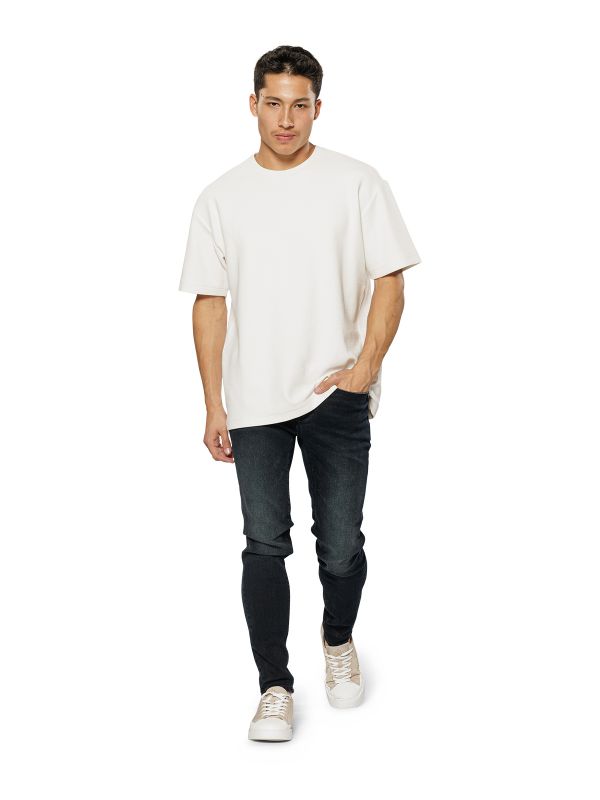 מכנסי ג’ינס SLIM MARTIN שחור-כחול לגברים