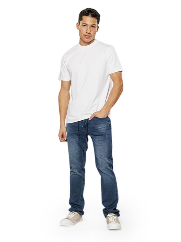 מכנסי ג’ינס JOGG ROOK כחול כהה עם שרוך לגברים