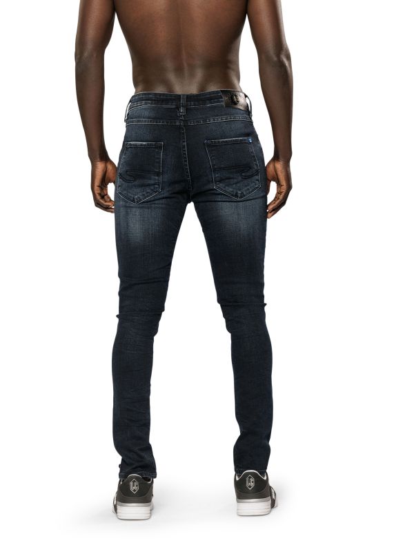 מכנסי ג’ינס MARTIN שחור-כחול לגברים