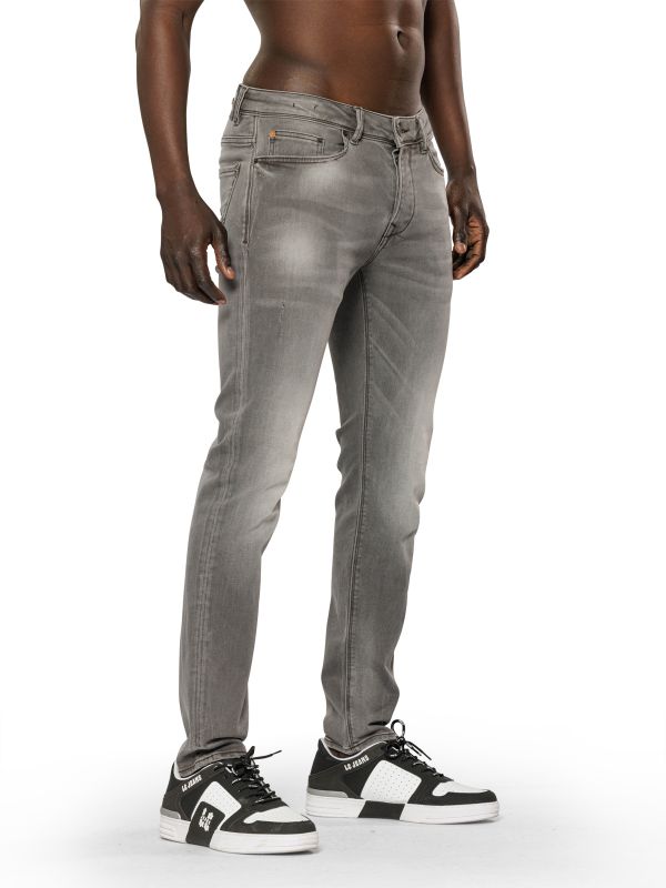 מכנסי ג’ינס MARTIN בצבע אפור משופשף לגברים