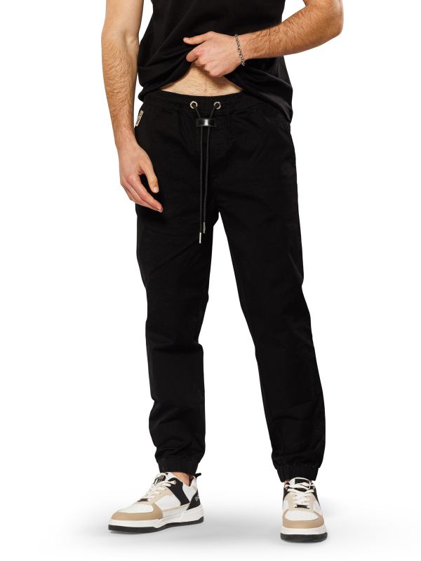 מכנסי צ’ינו ארוכים עם שרוך קשירה לגברים