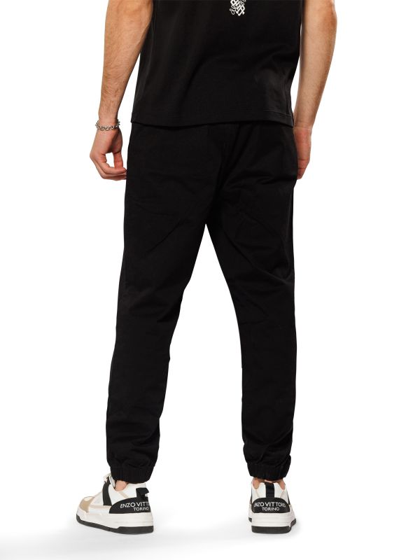 מכנסי צ’ינו ארוכים עם שרוך קשירה לגברים