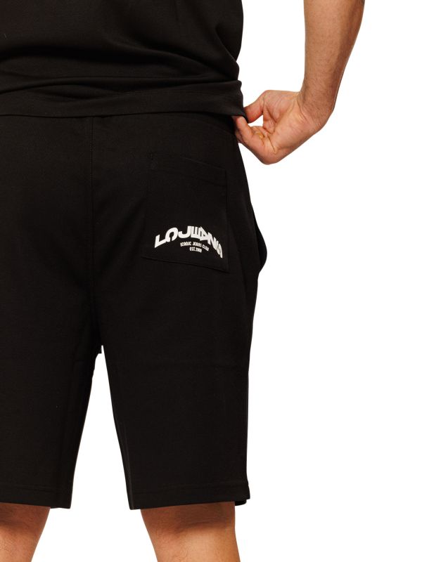 מכנסיים קצרים עם הדפס ושרוך לגברים