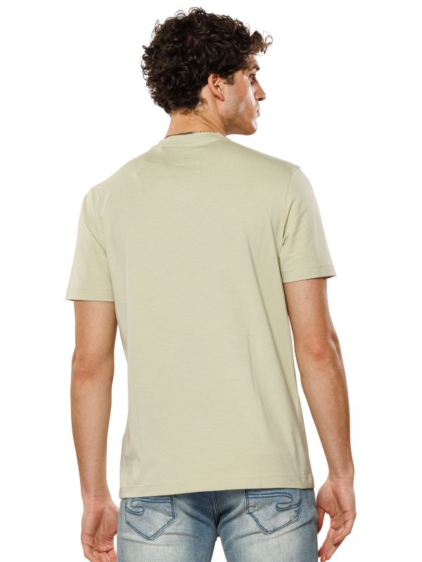 טי שירט קצרה לגברים עם הדפס