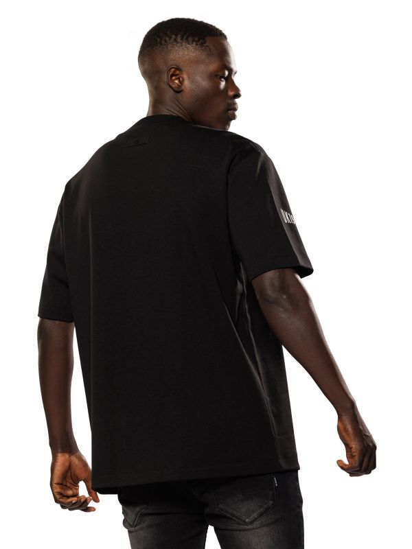 טי שירט אוברסייז עם הדפס לגברים