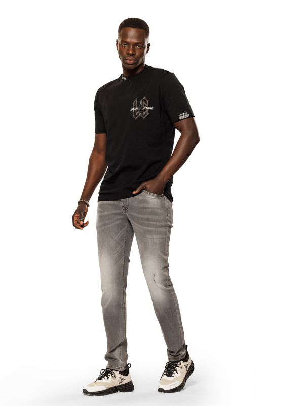 טי שירט קצרה לגברים הדפס RACING DIVISION