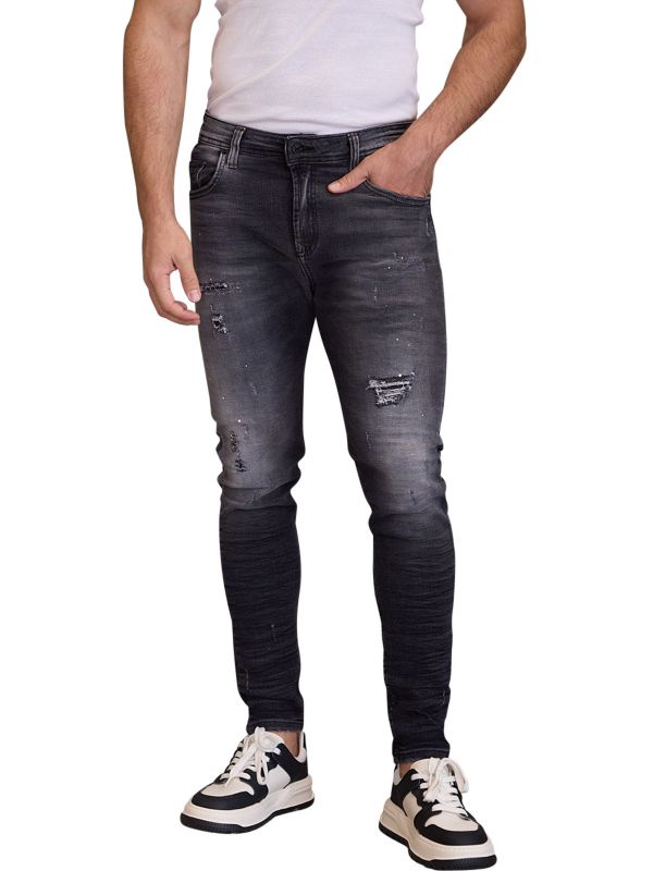 ג’ינס ELEVEN לגברים בגזרה צרה ודינמית