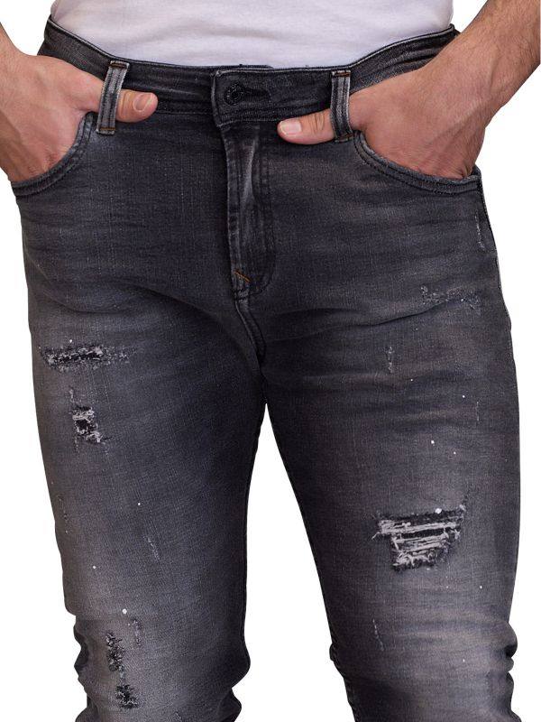 ג’ינס ELEVEN לגברים בגזרה צרה ודינמית