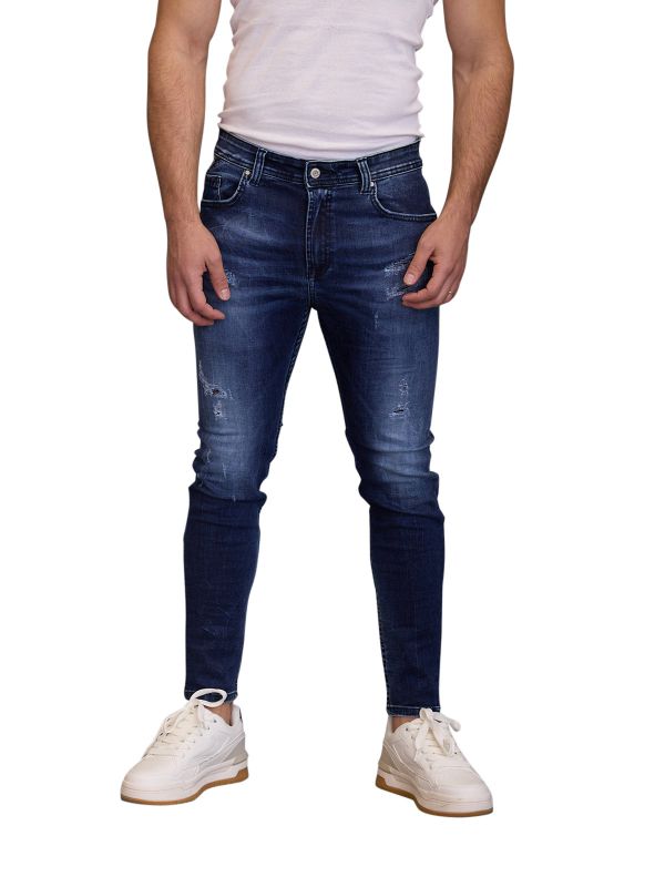 ג’ינס ELEVEN לגברים בגזרה מודרנית ונקייה