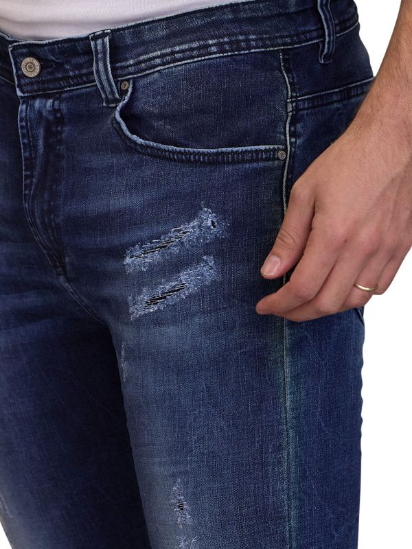 ג’ינס ELEVEN לגברים בגזרה מודרנית ונקייה