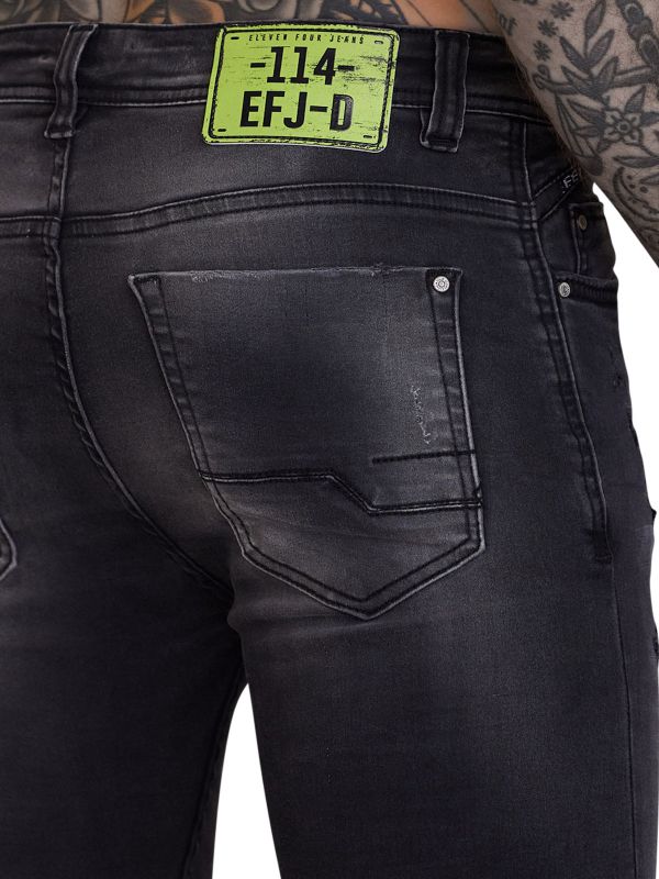 ג’ינס ELEVEN לגברים במראה אורבני ומשופשף