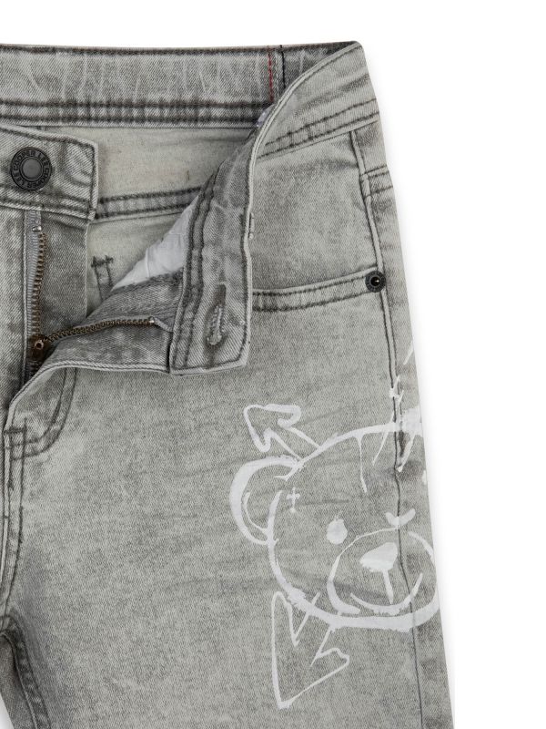 מכנסי ברמודה ג’ינס עם דובי לילדים