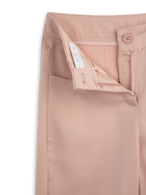 מכנסי אריג גזרה מתרחבת לילדות