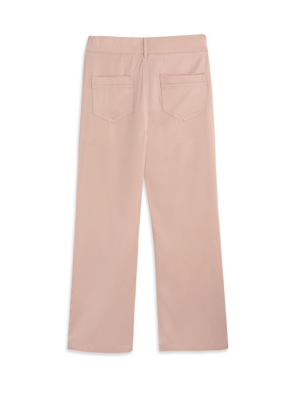 מכנסי אריג גזרה מתרחבת לילדות