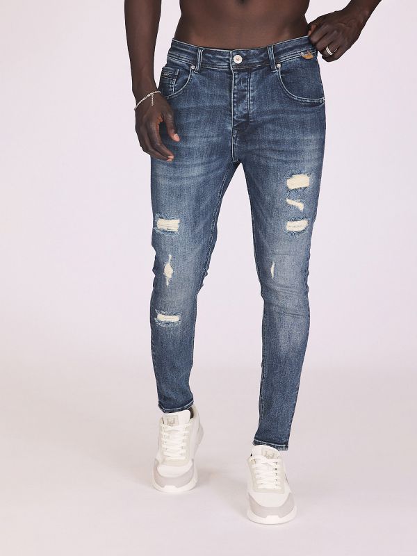 ג’ינס בגזרה רחבה לגברים