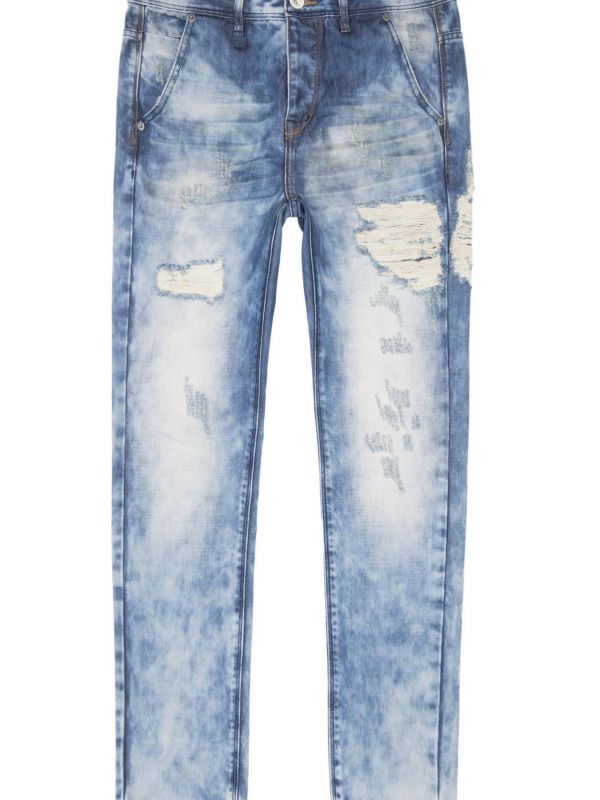 ג’ינס סקיני עם קרעים לגברים